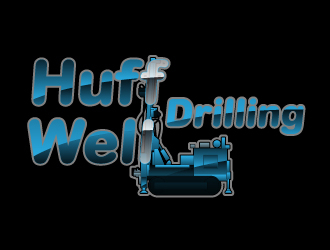 Huff Well Drilling logo design by chumberarto