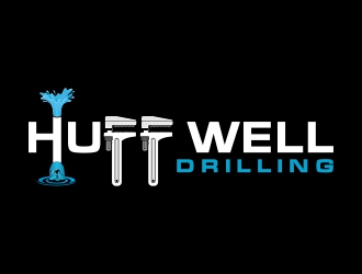 Huff Well Drilling logo design by rizuki