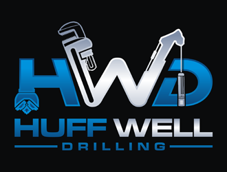 Huff Well Drilling logo design by Rizqy
