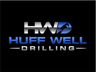 Huff Well Drilling logo design by cintoko