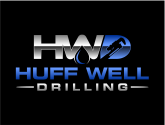Huff Well Drilling logo design by cintoko