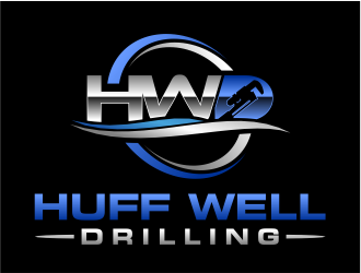 Huff Well Drilling logo design by cintoko