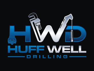 Huff Well Drilling logo design by Rizqy