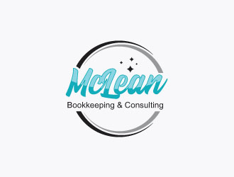 McLean Bookkeeping  - OR - McLean Bookkeeping & Consulting logo design by zinnia