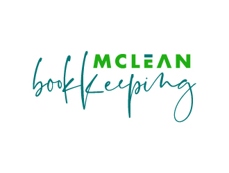 McLean Bookkeeping  - OR - McLean Bookkeeping & Consulting logo design by pilKB