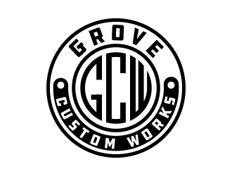 Grove Custom Works logo design by scriotx