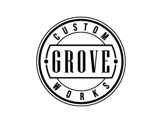 Grove Custom Works logo design by denfransko