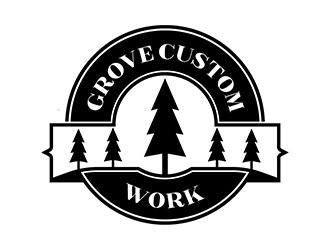 Grove Custom Works logo design by planoLOGO