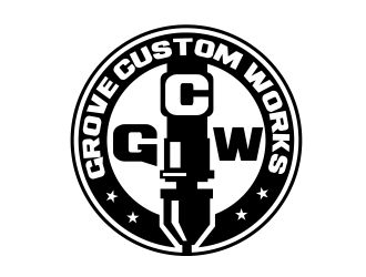 Grove Custom Works logo design by veron