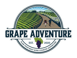 Grape Adventures logo design by rizuki
