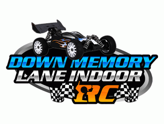 Down Memory Lane Indoor RC logo design by Bananalicious