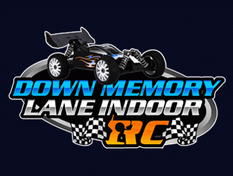 Down Memory Lane Indoor RC logo design by Bananalicious