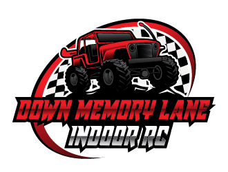 Down Memory Lane Indoor RC logo design by keptgoing