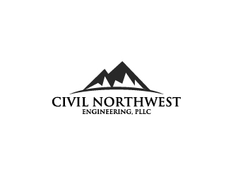 Civil Northwest Engineering, PLLC logo design by wongndeso