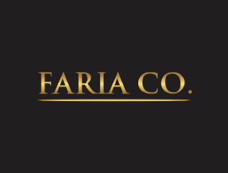 Faria Co. logo design by santrie