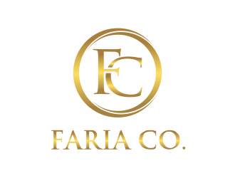 Faria Co. logo design by santrie