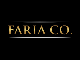 Faria Co. logo design by puthreeone