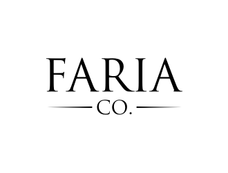 Faria Co. logo design by febri