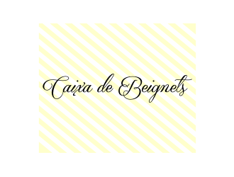 Caixa de Beignets logo design by Zhafir