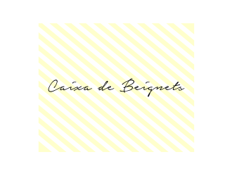 Caixa de Beignets logo design by Zhafir