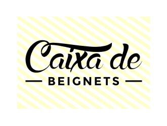 Caixa de Beignets logo design by Zhafir