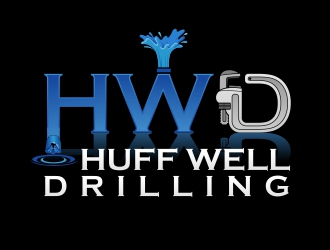Huff Well Drilling logo design by rizuki