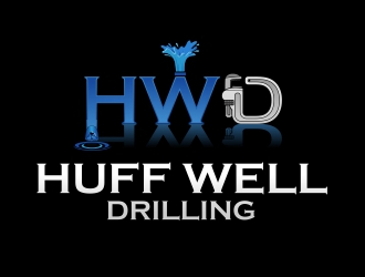 Huff Well Drilling logo design by rizuki
