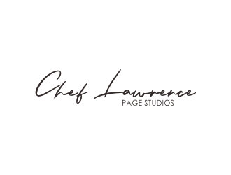 Chef Lawrence Page Studios logo design by giphone