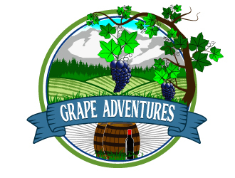 Grape Adventures logo design by Suvendu