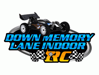 Down Memory Lane Indoor RC logo design by Bananalicious
