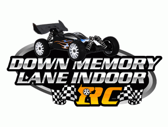 Down Memory Lane Indoor RC logo design by Bananalicious