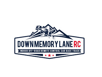 Down Memory Lane Indoor RC logo design by senja03