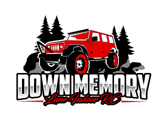 Down Memory Lane Indoor RC logo design by ElonStark