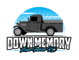 Down Memory Lane Indoor RC logo design by ElonStark
