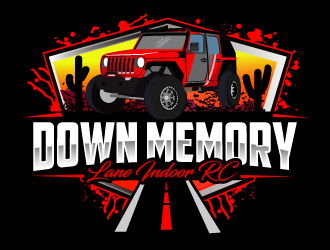 Down Memory Lane Indoor RC logo design by ElonStark