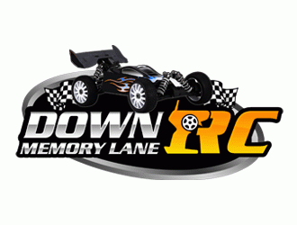Down Memory Lane Indoor RC logo design by Bananalicious