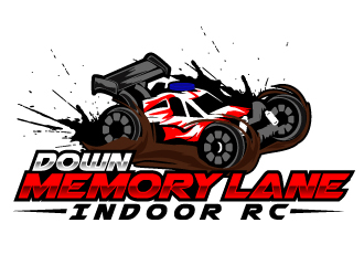Down Memory Lane Indoor RC logo design by ElonStark