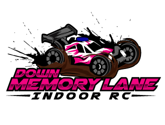 Down Memory Lane Indoor RC logo design by ElonStark
