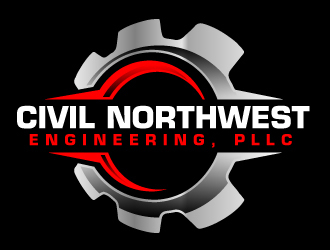 Civil Northwest Engineering, PLLC logo design by ElonStark