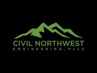 Civil Northwest Engineering, PLLC logo design by GassPoll