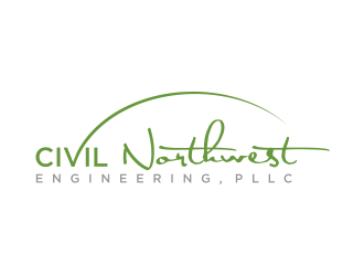 Civil Northwest Engineering, PLLC logo design by GassPoll