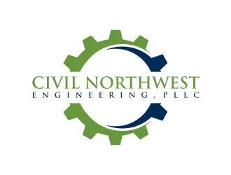 Civil Northwest Engineering, PLLC logo design by GassPoll