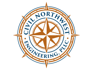 Civil Northwest Engineering, PLLC logo design by ElonStark