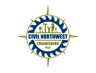 Civil Northwest Engineering, PLLC logo design by nona