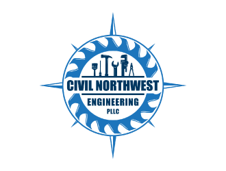 Civil Northwest Engineering, PLLC logo design by nona