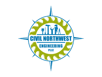 Civil Northwest Engineering, PLLC logo design by nona