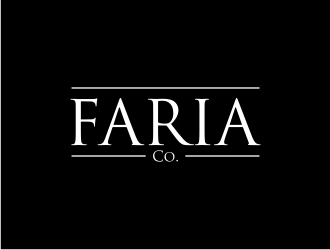 Faria Co. logo design by blessings