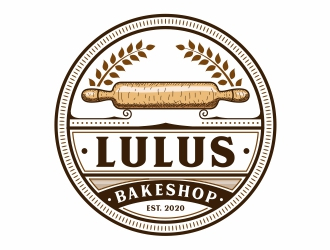 Lulus Bakeshop logo design by Mardhi