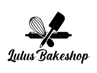 Lulus Bakeshop logo design by ElonStark