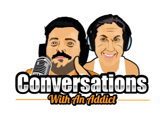 Conversations With An Addict logo design by ElonStark